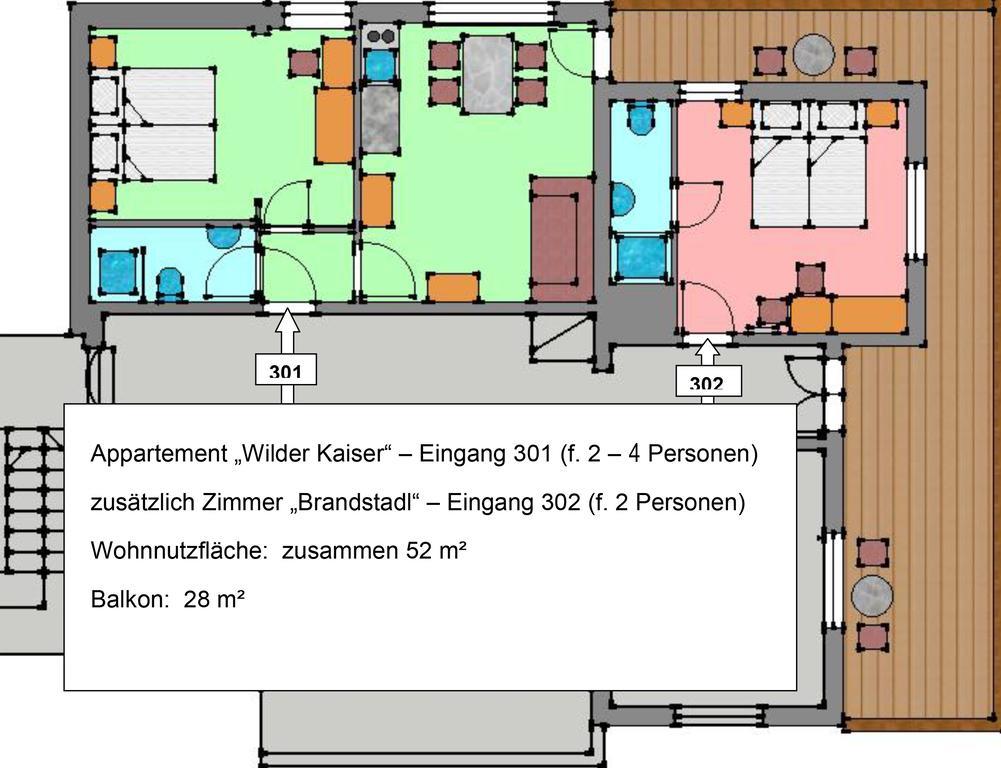 Bed & Breakfast Landhaus Strasser 瑟尔 外观 照片